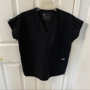 Figs Taza Faux Wrap Top